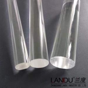 High quality different size transparent acrylic round rods acrylic round bars acrylic round sticks
